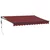 VIDAXL avtomatsko zložljiva tenda (350x250cm), bordo