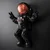 Wallity Zidna dekoracija Cosmonaut 3, 35cmx47cmx10cm, Crna
