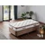 Hanah home Krevet Latte 100x38x200cm Crni