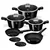 Berlingerhaus Set posod BH-8231 10 ks Black Vantage Collection