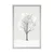 Plakat minimalistično drevo pozimi - 30x45 no frame