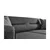 Atelier del Sofa Trosed na razvlačenje Bali 92x74x222cm Antracit