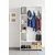 Hanah Home čiviluk Ivriz, 90 cm, beli