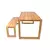 CAPOARTI Lesena klop OAK MASSIVE, 100 cm