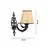 Opviq Zidna lampa Lily Coral, 15x10x13cm, IP20, Bež-crna