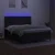 Krevet box spring s madracem LED crni 180x200 cm od tkanine