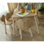 HANAH HOME Dečiji sto i stolice Mickey Two Chair Set Brown