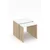 Hanah Home set umetnutih stočića Arya, 48 cm, hrast Sonoma / beli