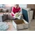 Taburet SMART COSARO XL s shranjevalnim prostorom 71x71 cm, črna