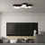 Sollux SL.1059 - Plafonsko svetlo SUNDE 2xE27/60W/230V 11,5 cm crno