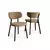 HANAH HOME Set stolica (6 delova) Toldy Cappuccino Brown