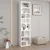 Hanah Home polica za knjige Bohem 205cm, 50 cm, bela