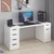 Hanah Home radni sto Alen 180cm 5 Drawer Cabinet, 180 cm, beli