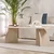 HANAH HOME Sto za dnevnu sobu Melina Travertine