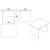 Hanah Home Klub sto 60x46,3x50cm Beli