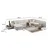 Atelier del Sofa Ugaona garnitura Loop 10 95x85x272cm Bela