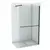 Walk-in COPEN MONTE PLUS 120x200cm crni mat ram 8mm staklo i držač peškira