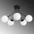 Opviq Luster Orion-13960, 62cm, IP20, Crno-beli