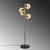 Opviq Podna lampa Benek-15-14544, 36x36x135 cm, IP20, Zlatno-žuta boja