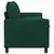 Sofa Tamnozelena 156 x 81 x 87,5 cm Baršun