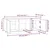 Vidaxl TV omarica medeno rjava 110,5x35x44 cm trdna borovina