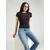 Tommy Jeans Majica črna/bela