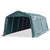Uklonjivi šator za stoku PVC 550 g/m2 3,3 x 8 m tamnozeleni