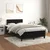 Vidaxl Box spring postelja z vzmetnico črna 120x190 cm žamet