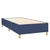 Krevet box spring s madracem LED plavi 90x190 cm od tkanine
