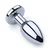 Kiotos Vibrating Aluminium LED Buttplug Medium