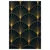 Slika elegantna geometrija v zlati - 80x120