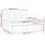 Vidaxl Box spring postelja z vzmetnico LED krem 200x200 cm blago
