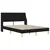 Okvir kreveta s madracem Crna 120 x 190 cm Poliester