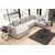 Atelier del Sofa Ugaona garnitura Padova 100x70x140cm Svetlosiva