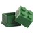 LEGO mini box 4 - temno zelena 46x46x43 mm