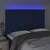 Vidaxl LED posteljno vzglavje modro 144x5x118/128 cm blago