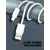 LDNIO CHARGING DATA CABLE BRAIDED (A-C) 25W 1M TYPE-C WHITE LS901_C