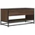Vidaxl TV omarica rjava hrast 91x40x46 cm inženirski les