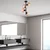 Opviq Luster Benek-15-14493, 40x40x55cm, IP20, Crno-rozi