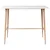 Vidaxl vidaXL Barska miza, bela, 120x60x105 cm
