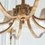 Endon 63629 - Luster na lancu STANFORD 8xE14/40W/230V mesing/bež