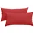 Jastučići za sofu 2 pcs Crvena 80 x 40 cm tkanina