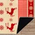 Conceptum Hypnose Tepih Woobtny0331, 100 x 150cm, Crveni