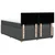 Vidaxl Box spring posteljni z vzmetnico temno siv 140x190 cm blago