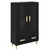 Highboard Crni hrast 70 x 31 x 115 cm Konstruirano drvo