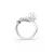 Swarovski prstan ženski s kubičnim cirkonijem MESMERA