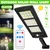 Solarna LED lampa sa daljinskim upravljačem, četvrtasta