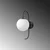 Opviq Zidna lampa E14 Socket, Crno-Krem