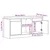 Vidaxl TV enote Rjava 100 x 34 x 50 cm Konstruiran les