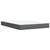 Vidaxl Box spring postelja z vzmetnico temno siva 140x200 cm blago